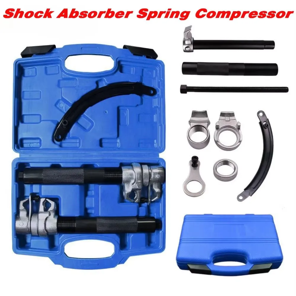 Nuovo Strumento Universale per Comprimere Molle Ammortizzatori Auto 2026, Kit Strumenti per Comprimere Molle a Spirale con Valigetta