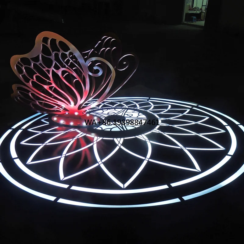 

Design Outdoor Landscape Street Butterfly Shape LED Motif Light