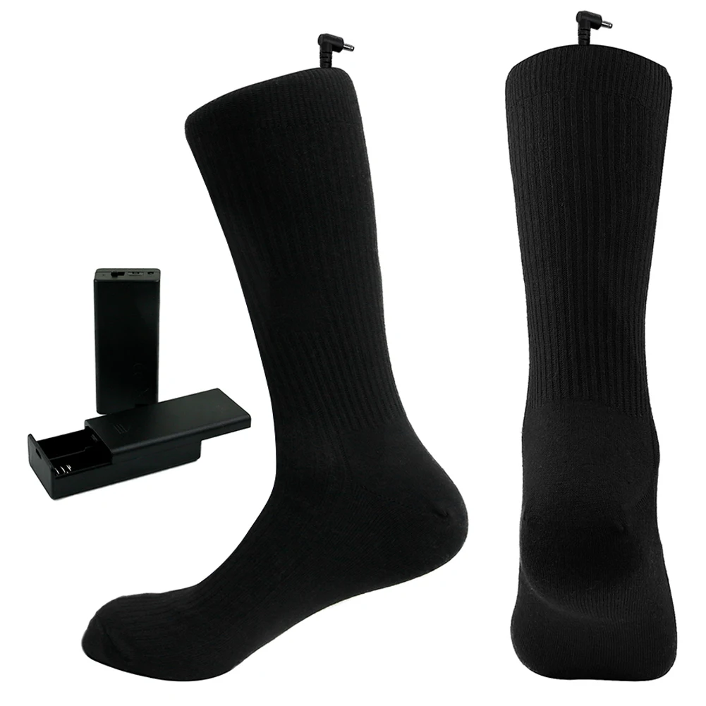 

Носки унисекс с электрическим подогревом, перезаряжаемые, теплые, утепленные носки, моющиеся, дышащие, для кемпинга, пешего туризма, бега