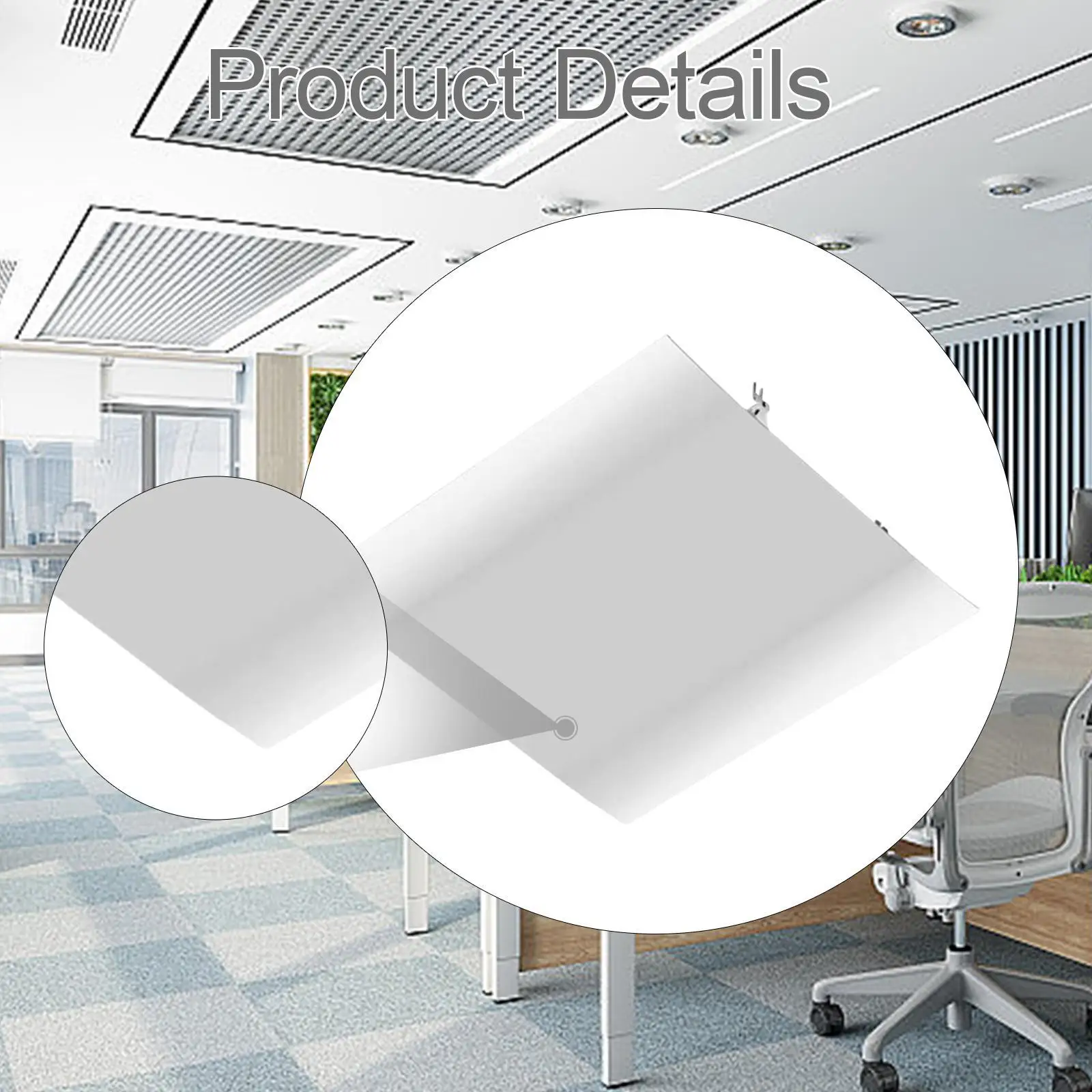 Air Conditioner Deflector Windshield PVC Sturdy Universal Anti Direct Blowing for Library Office Household Home Supermarket