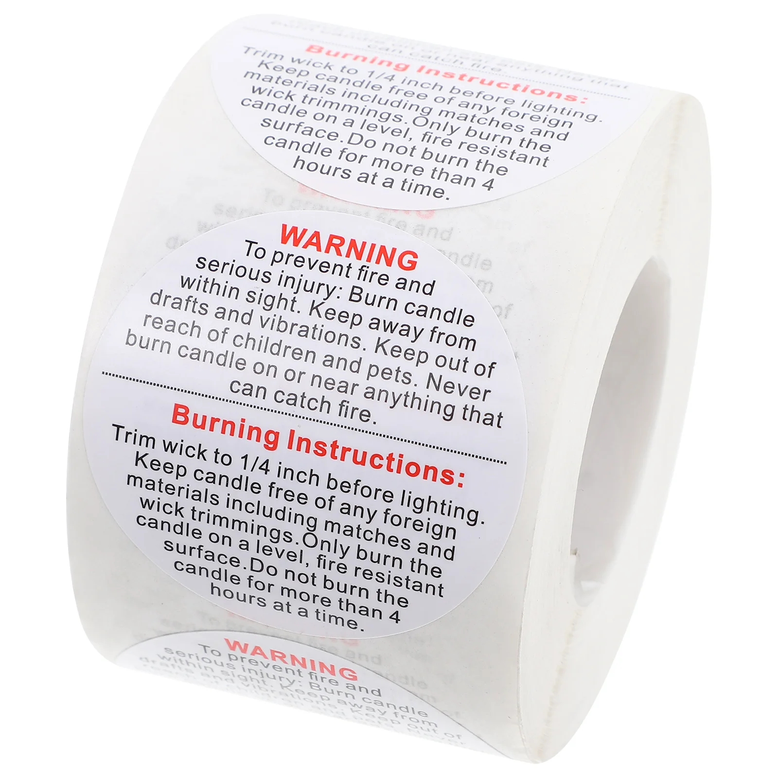 

1 рулон предупреждающих наклеек, самоклеящиеся защитные наклейки для контейнеров, компактный, легкий дизайн, легко снимаются и приклеиваются