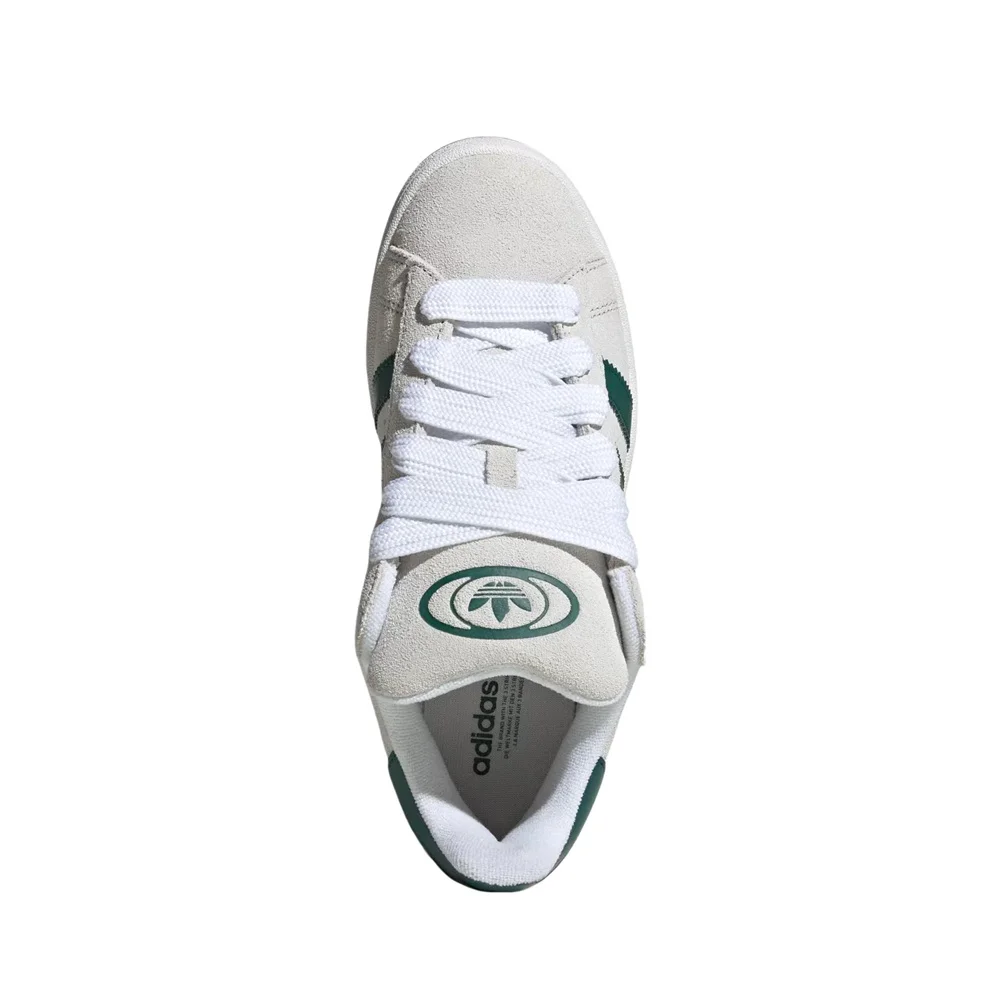 Adidas Originals Campus 00s Women and Men White Green Retro Cushioning Breathable Lightweight Board Shoes GY0038
