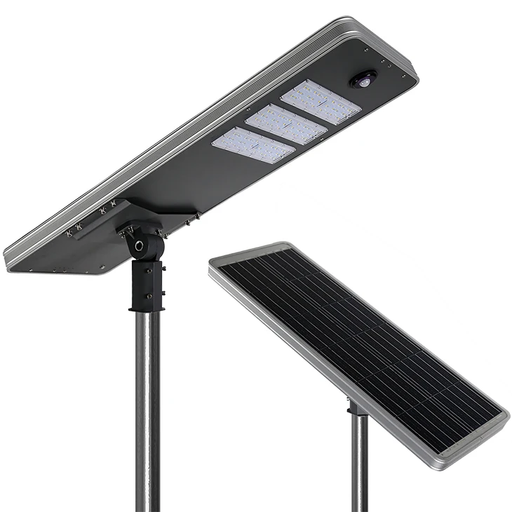 Various Specifications Outdoor Ip65 90w Lamp Led Solar Panel Street Light All in One