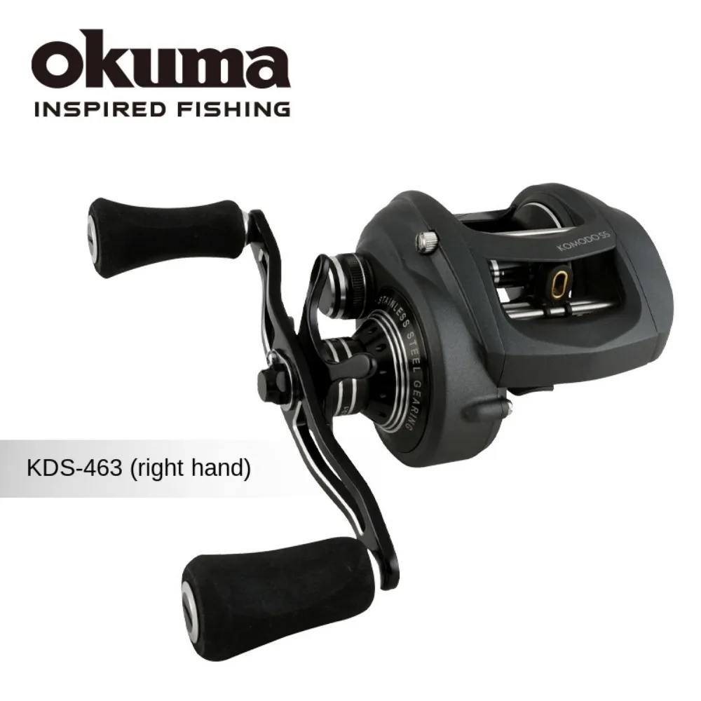 Okuma Komodo SS Superstrong Stainless Steel Gear Baitcast Fishing Reels