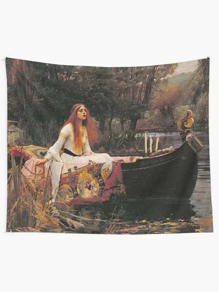 THE LADY OF SHALLOT - WATERHOUSE Tapestry Decorative Wall Murals Decoration For Rooms Korean Room Decor Room Design Tapestry