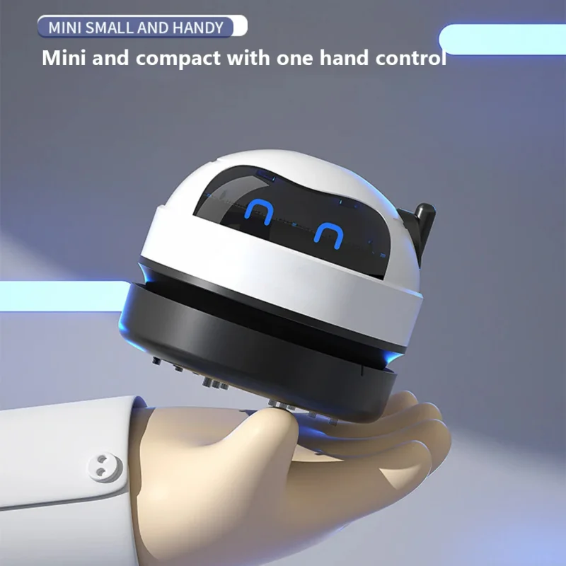 Desktop Vacuum Cleaner Portable Wireless Vacuum Cleaner 500mAh USB Rechargeable with Detachable Nozzle   Office Keyboard