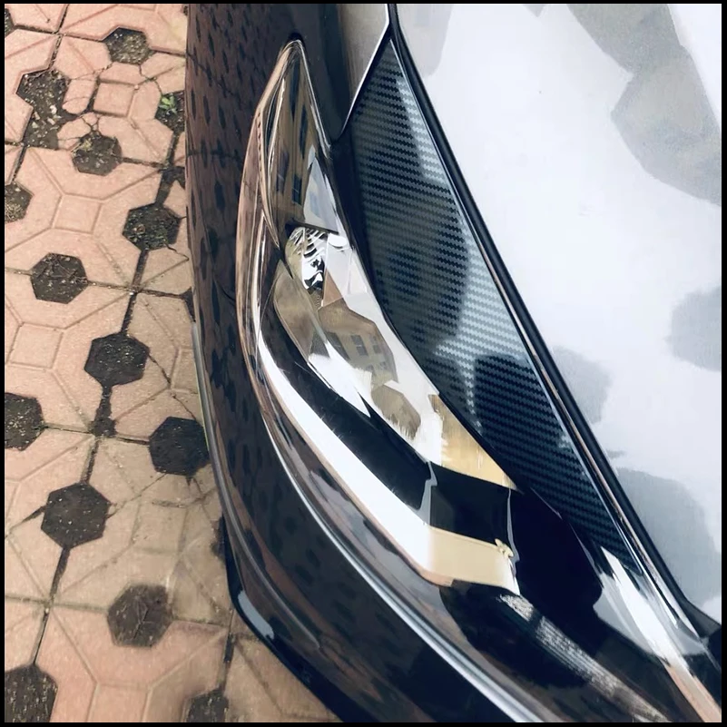 

Car styling For Nissan Sentra 2016-2019 Headlight Eyelid Eyebrow Decorate Cover Sticker Trim Auto Parts Accessories