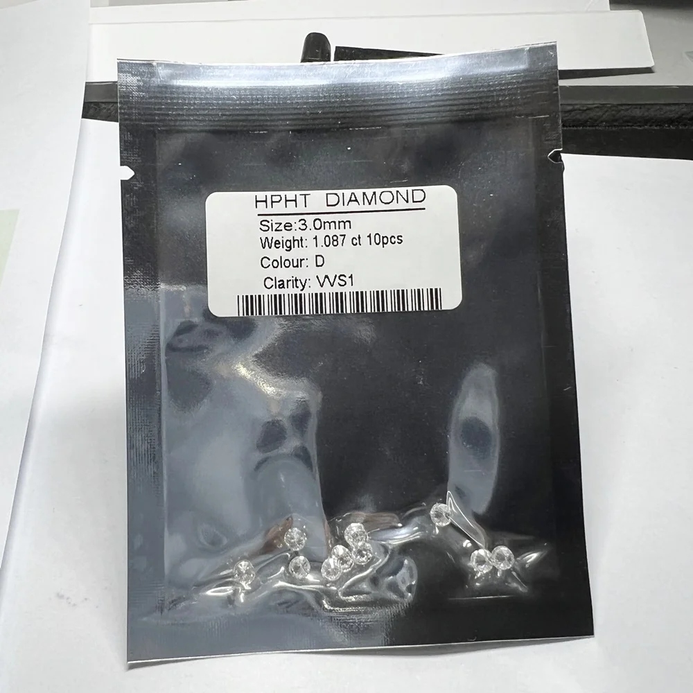 COSFIX حجم صغير قطع مستديرة مختبر نمت الماس HPHT/CVD DEF اللون مقابل وضوح صغير الحجم فضفاض مختبر نمت الماس والمجوهرات المصنوعة #2