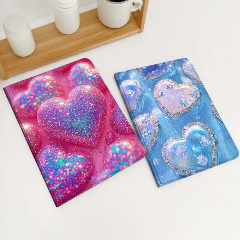 

Love Heart Sparkling For Xiaomi Redmi Mi Poco Pad 2 5 6s 7 7s Ultra Pro Max 14 12.4 12.1 inch Soft Tablet Case Gift