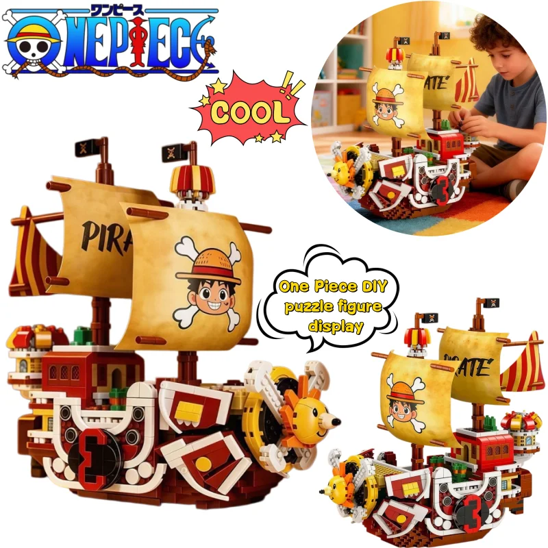 New One Piece Luffy Hand-made Ornaments Creative High-value Cool Student Educational Handmade DIY Ornaments Toys Birthday Gift