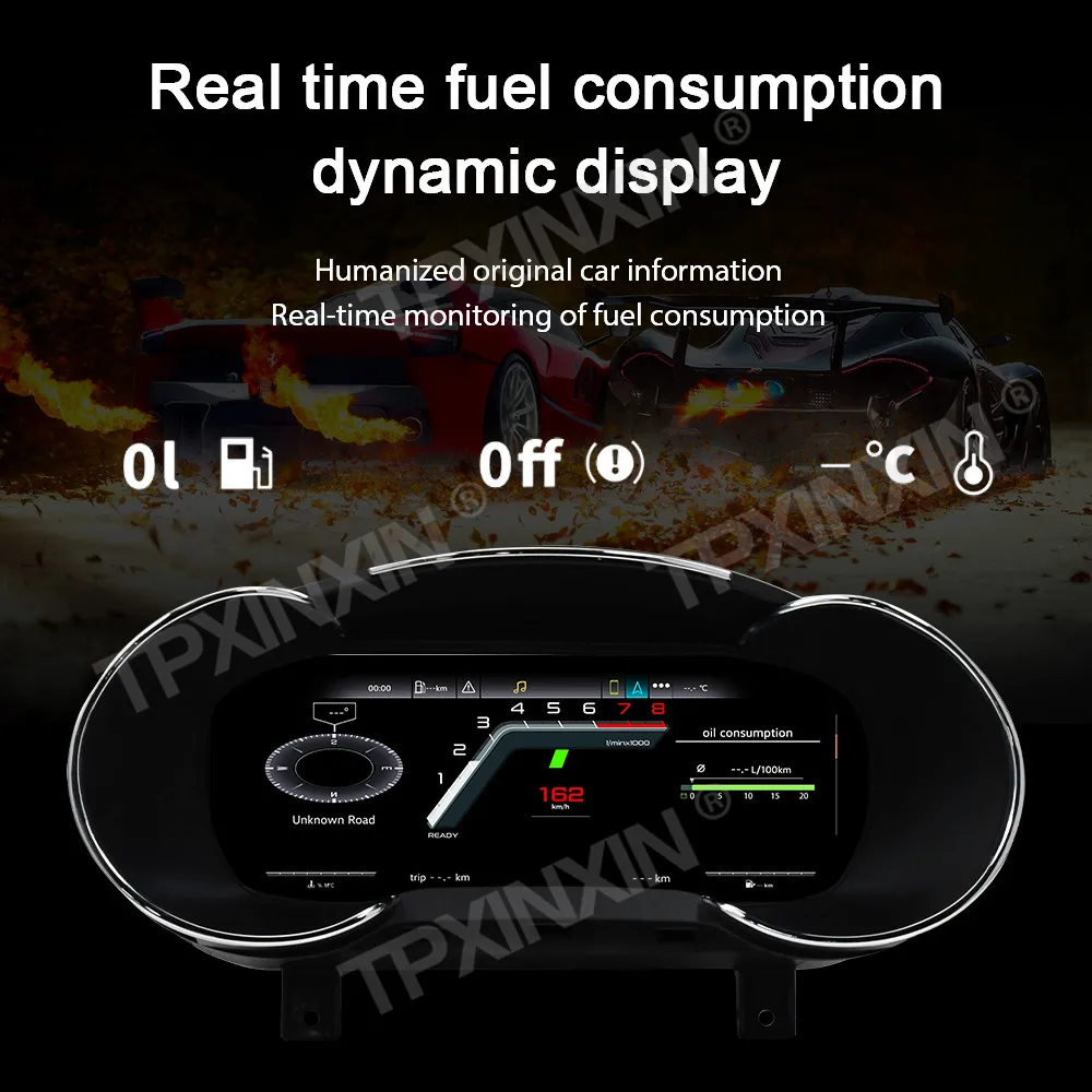 For Audi A3 2014~2020 Wireless Carplay Linux Digital Dashboard Instrument Display Speedometer Virtual LCD Meter Cluster Cockpit view 5