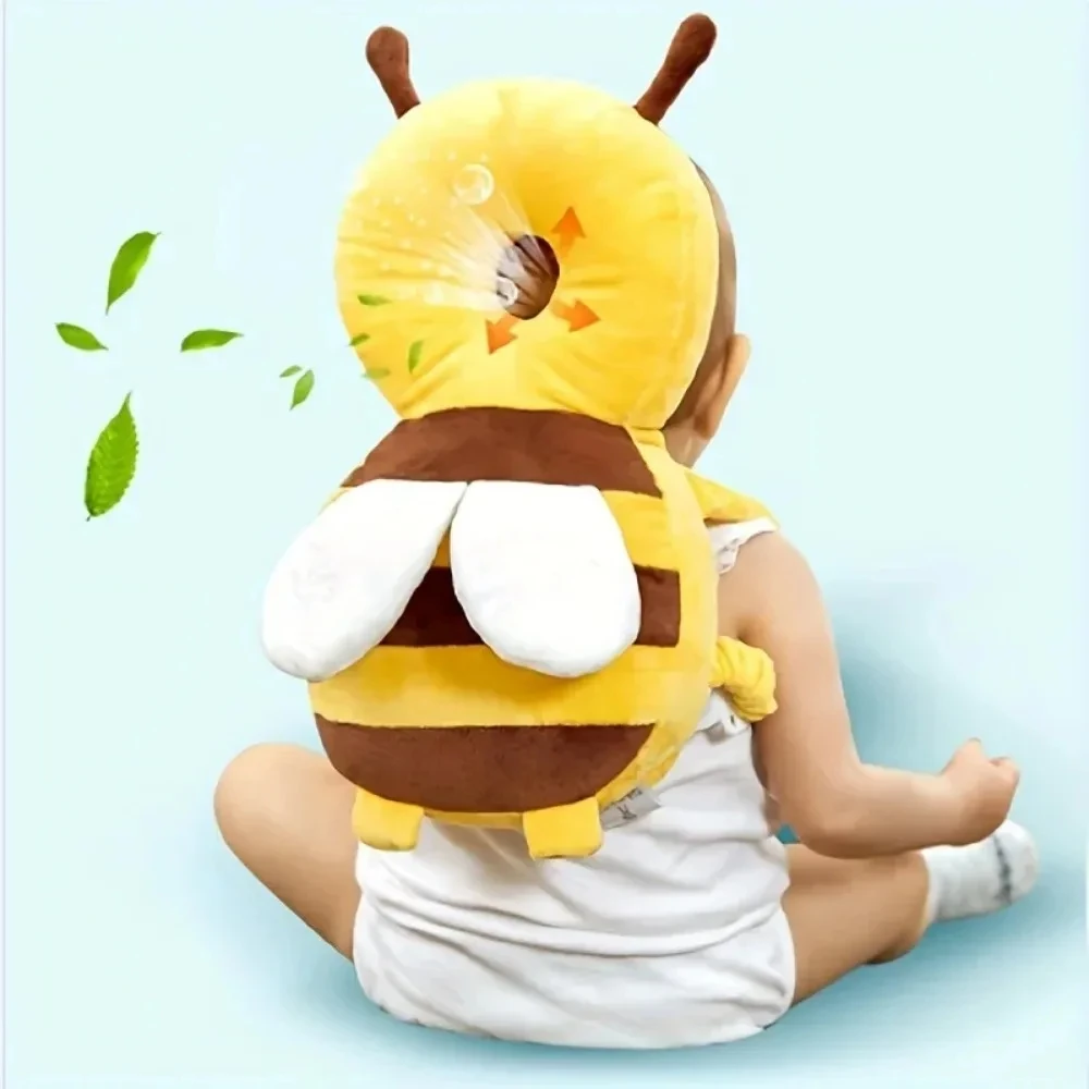 Head Back Protector Baby Protect Pillow Learn Walk Head Protector Cushion Anti Fall Backward Cap Carry Cartoon Kids Safe Bibi view 6