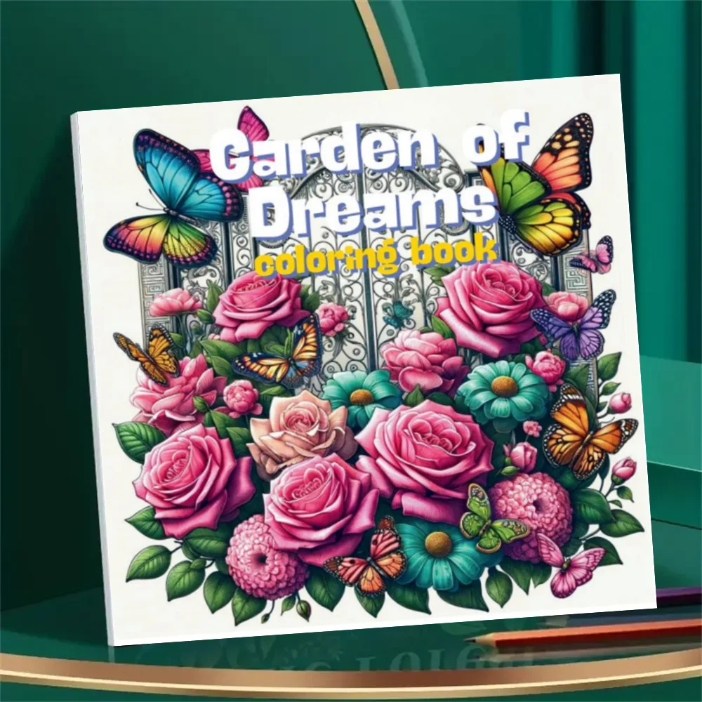 

1pc Art Coloring Book Original Upgraded Paper 70g/sqm 22pcs Single Pages Coloring Books Gift For Holiday Birthday Party