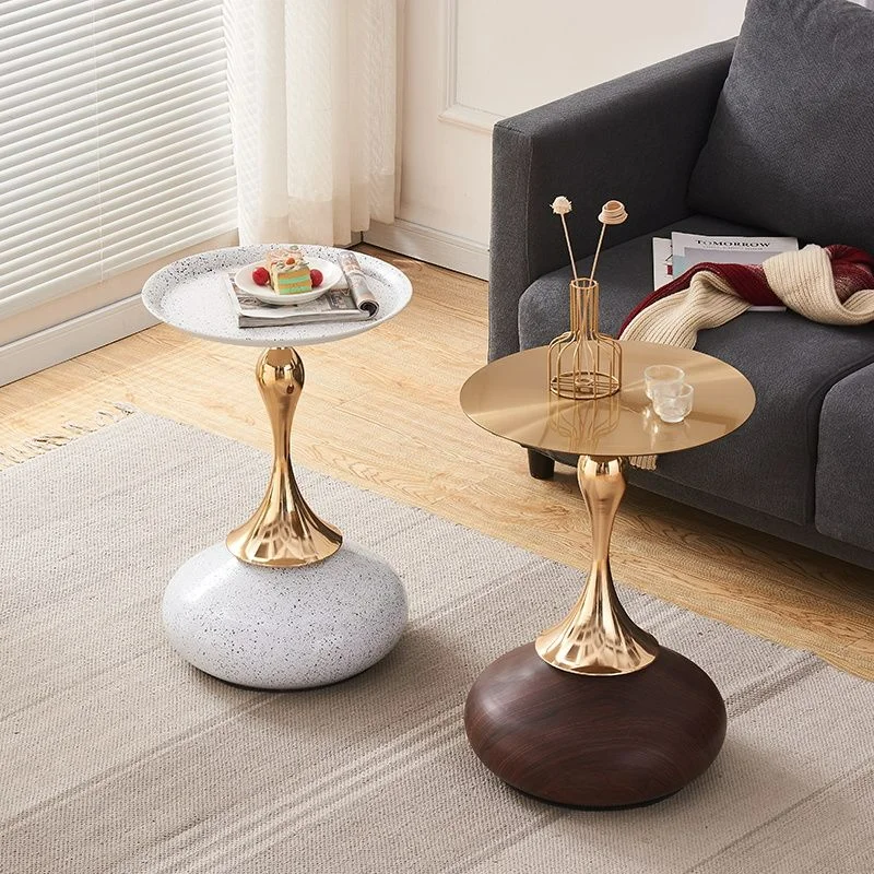 

Italian Creative Light Luxury Sofa Side Table Minimalist Living Room Small Coffee Table Corner Modern Simple Coffee Tables Mesa