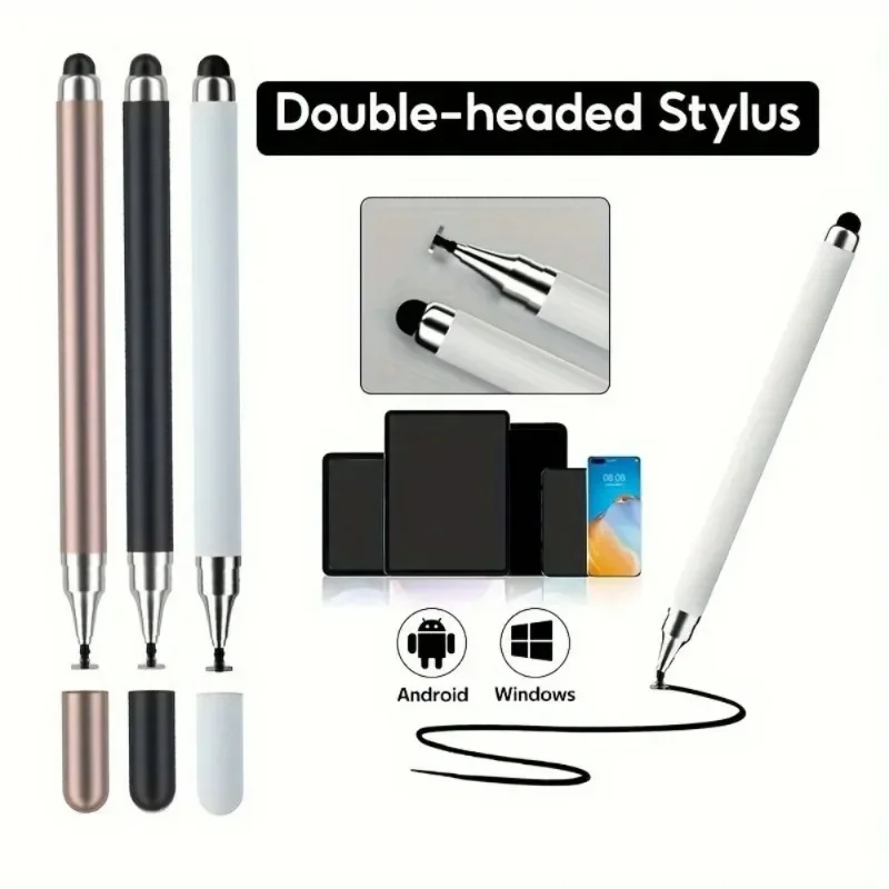 Capacitive Stylus Pen for Handwriting Drawing on Phone Tablet, Sturdy Durable Multi Functional Easy to Use for Apple iPad Huawei