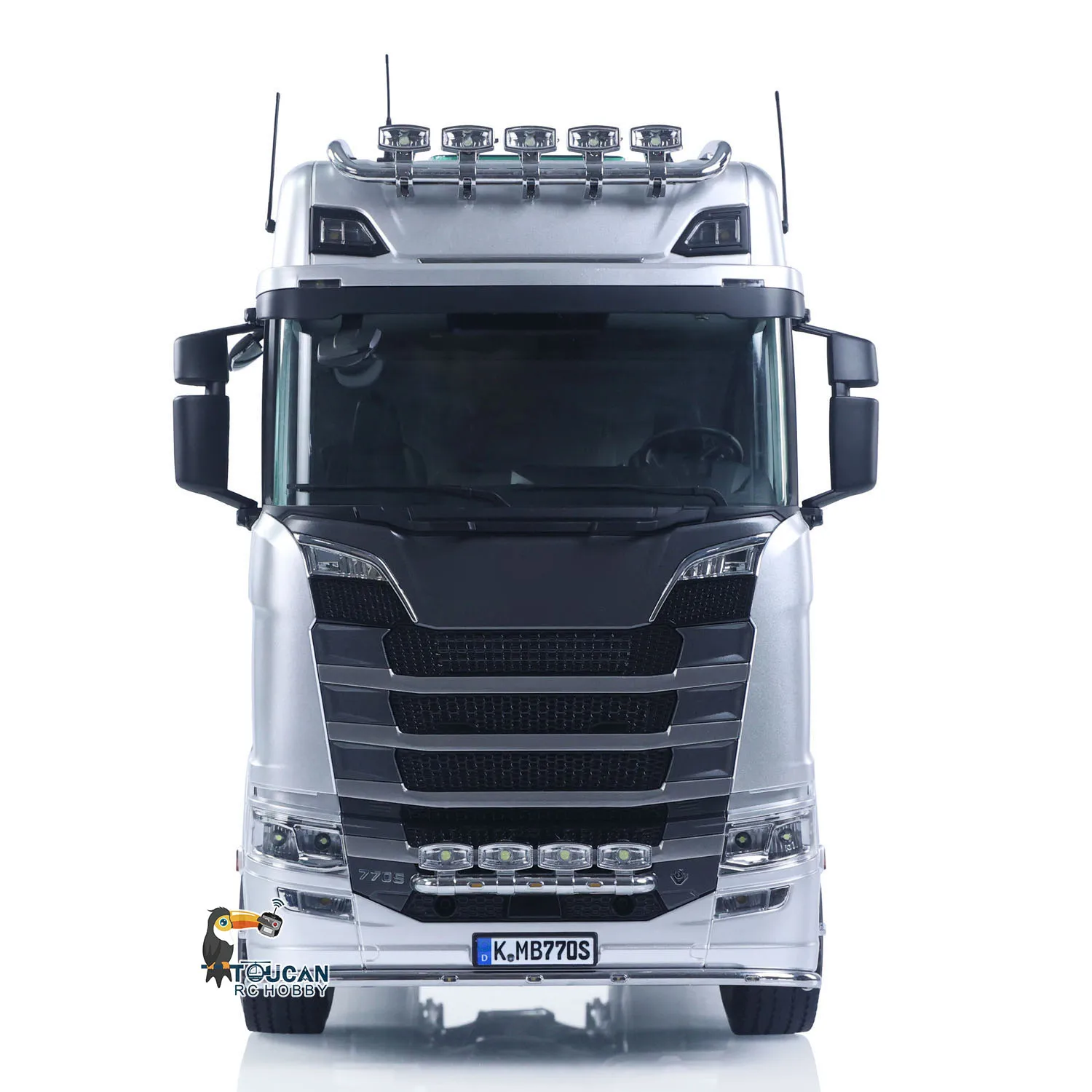 

1/14 6x6 KABOLITE 770S 100 RC Tractor Truck Remote Control Lorry Car 2Speed Gearbox Differential Lock Battery Radio RTR Model