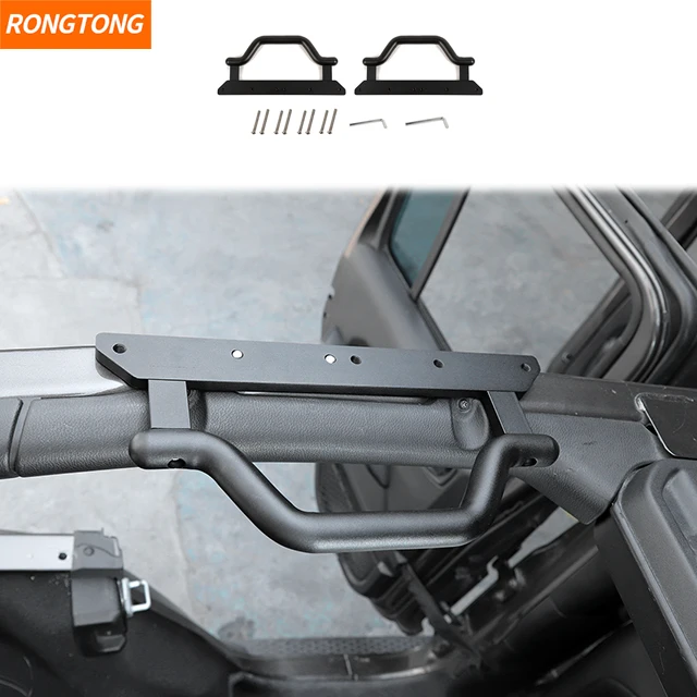 

Автомобильная прочная ручка крыши из алюминиевого сплава для Jeep Wrangler JL/JT Gladiator 2018+, аксессуары для салона автомобиля, черный C