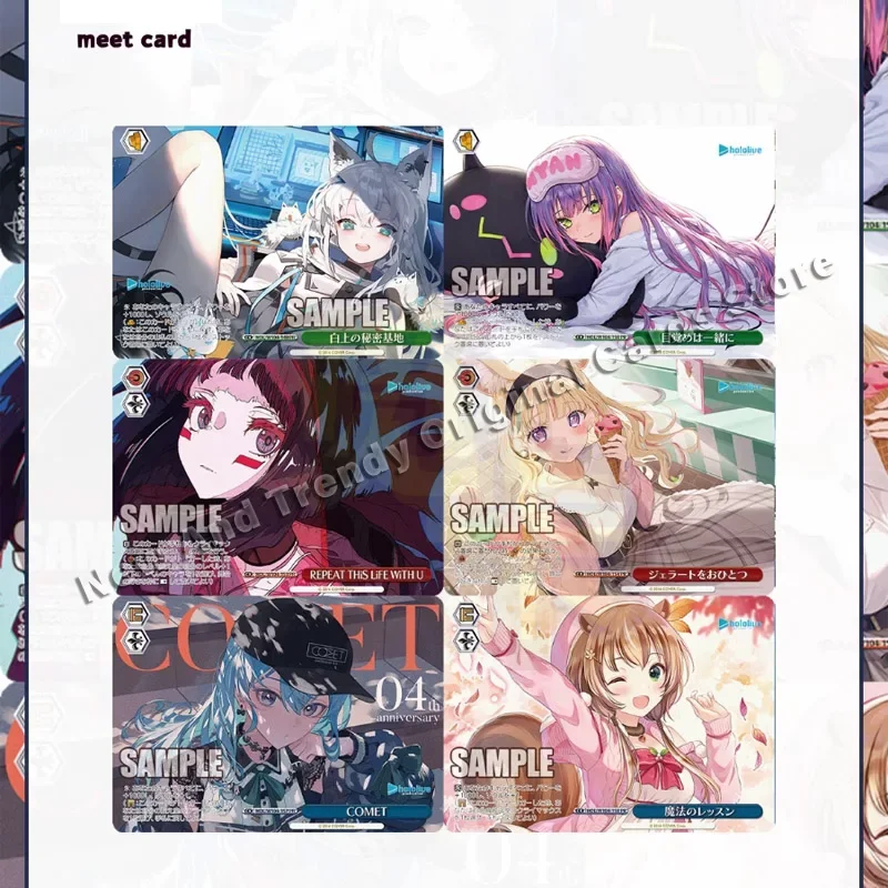 Original WS[Weiss Schwarz] Hololive HOL Supplement Box TCG Cards Limited Collection Anime Toys Holiday Gift