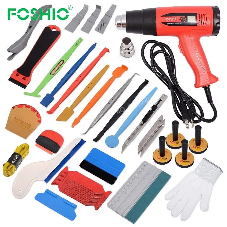 

Best Selling Portable Hot Air Heat Gun Wrap Kit Sign Marker Car Wrapping Vinyl Tools