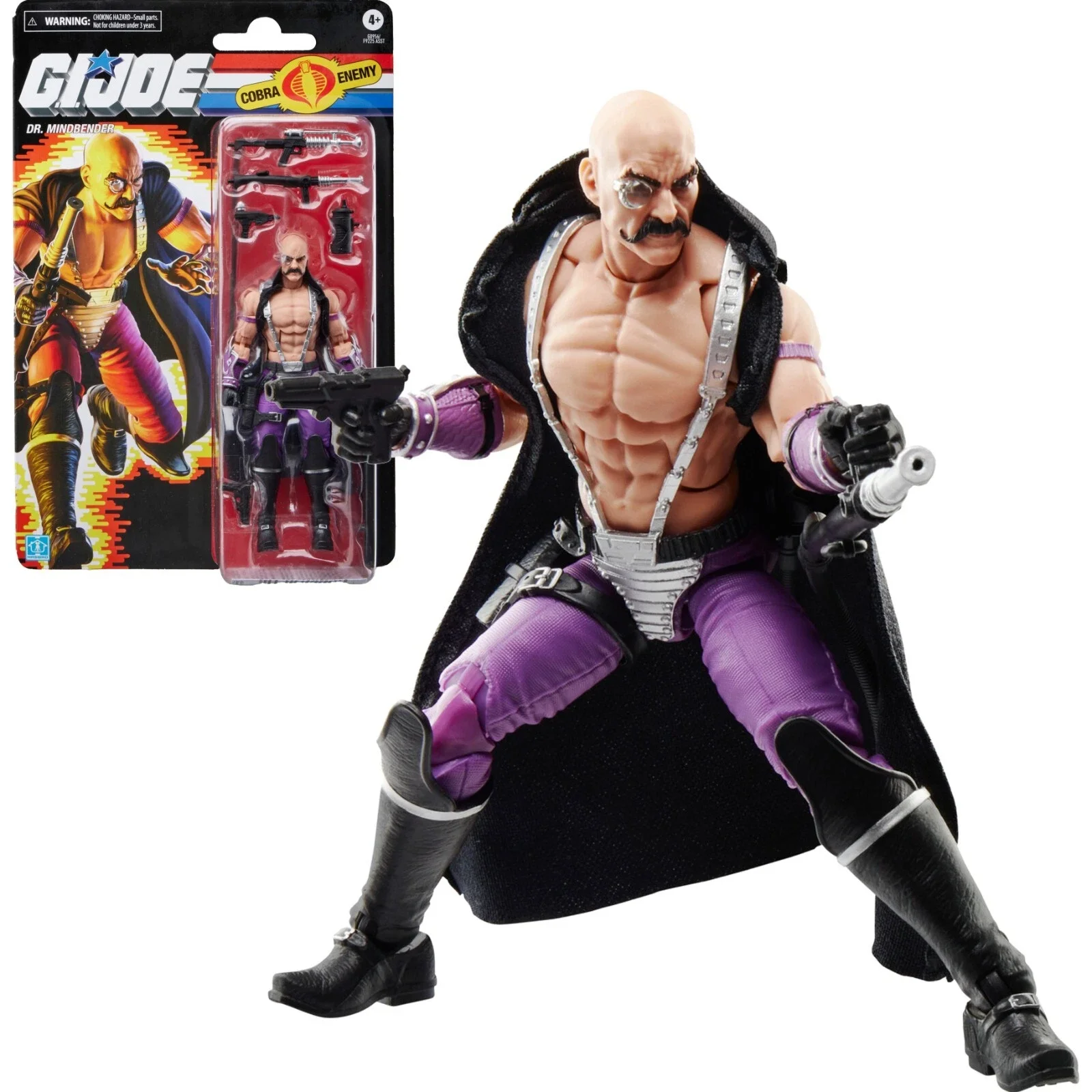 

Фигурка GI Joe Classified Series Retro Cardback Dr Mindbender, 6 дюймов, враг Кобры, игрушка-подарок