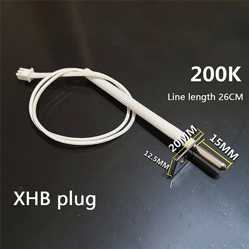 N82R Temperature Sensor Probe 200K Thermostat NTC Temperature Sensor Air Fryer Replacement Parts For Air Fryer