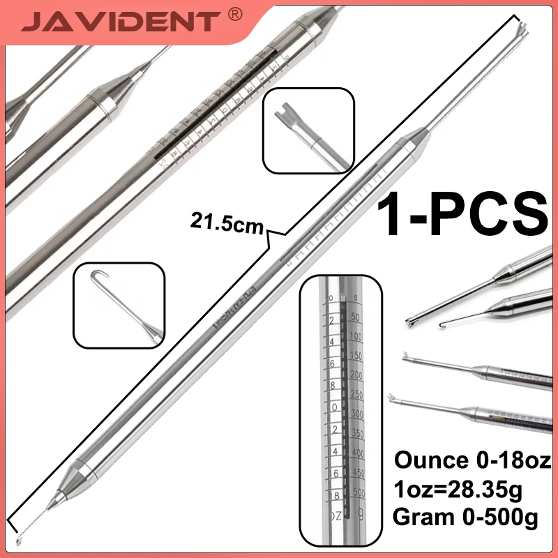 Autoclavable Dental Orthodontic Dynamometer Tension Stress Force Oral Gauge Elastic Band Braces Measuring Dentist Ortho Tool