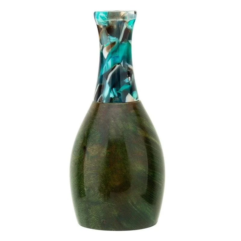 Zigarren-Zigarettenhalter, Kampalanischer Mundstein, Nanmu-Schnitzerei/glatter tragbarer Zigarettenhalter mit mehreren Ringen und Geschenkbox