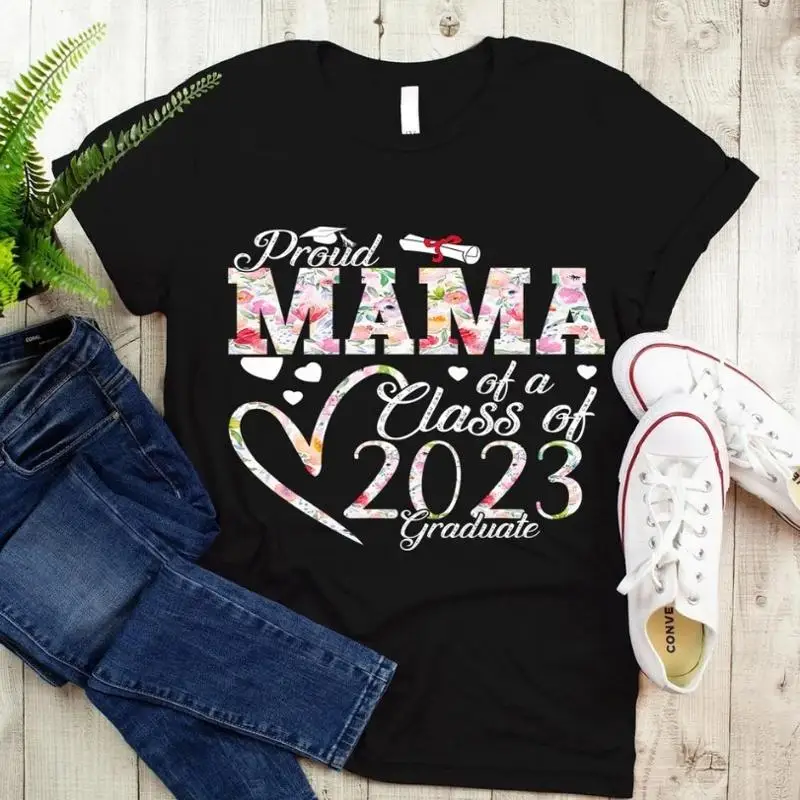 Proud Mama Of A Class 2023 Graduate Senior Graduation T Shirt