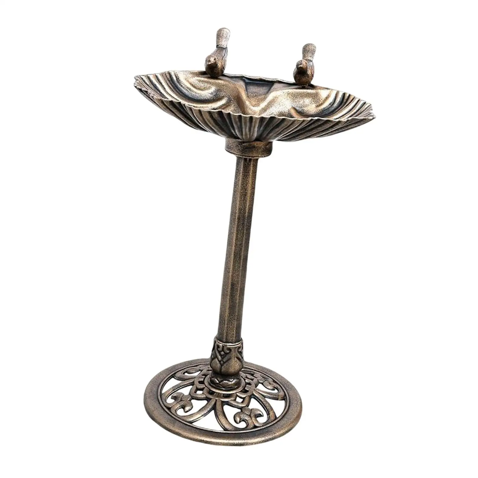 

Garden Bird Bath Pedestal Birdbath Multi Functional Ornament Standing Backyard Expressions