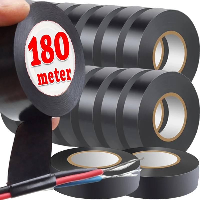 

Electrical Insulating PVC Tapes Temperature Resistant Heat Wrapping Tape Flame Retardant Self Adhesive Wire Protection Tapes