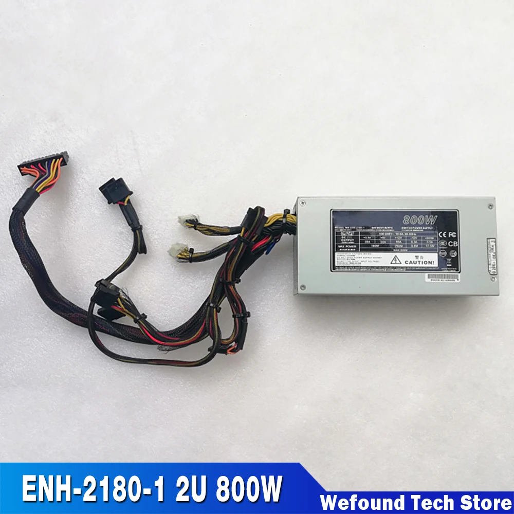 

For Power Supply For Enhance 24+8+4+4 Work Good ENH-2180-1 2U 800W