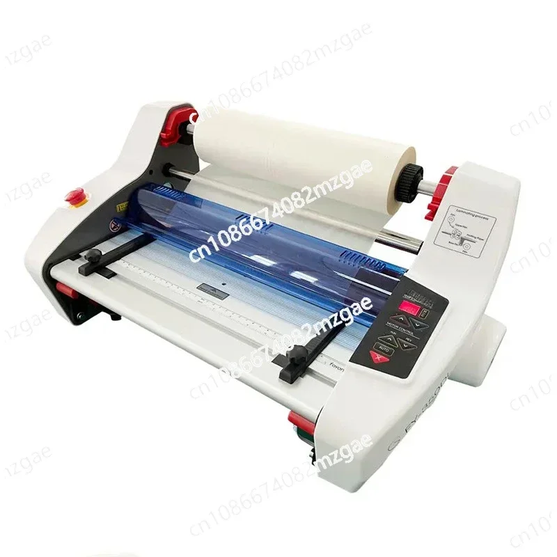 Small LaminatingMachine FW-350DL Double-sided Hot Melt Adhesive  and Rolling Machine Semi-automatic Infrared Temperature Sensing