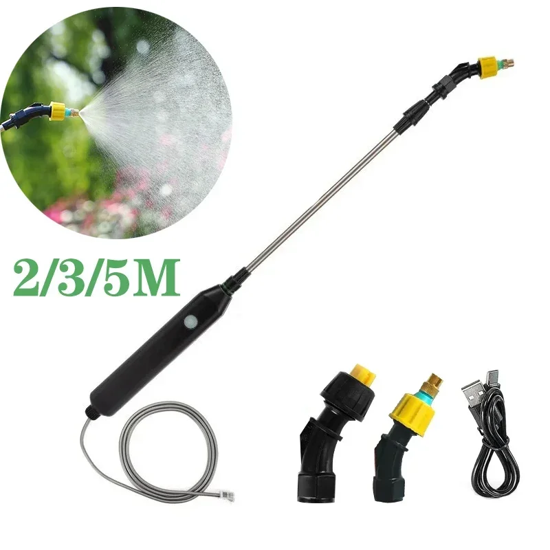 Electric Plant Garden Sprayer, Watering Spray Wand, Rechargeable Battery, Plant Mister, Yard, Lawn, Weeds