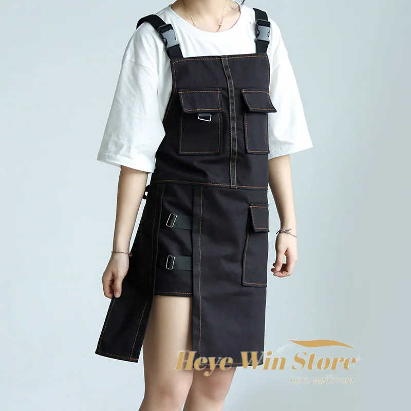 Handsome and Sexy Apron Cowboy Working Clothes Milk Tea Shop Hairstylist Restaurant Attendant Home and Kitchen Product