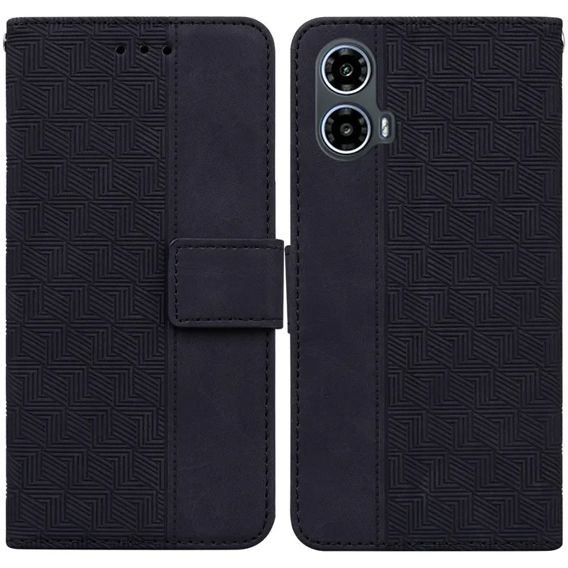 G24 Leather Case For Motorola Moto G24 G04 G04s G34 Magnetic Flip Wallet Case Cover For MotoG24 MotoG04 4G Card Slot Cases
