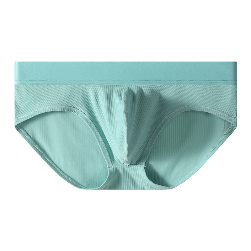 الحرير الجليد مثير الملابس الداخلية الرجال سلس تنفس U الانتفاخ الحقيبة سراويل الذكور بلون منتصف الخصر التجفيف السريع السروال Cuecas