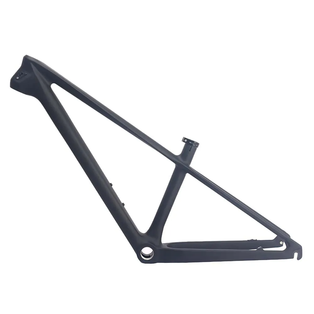 Winowsports-Small Carbon MTB Frame for Kids, Student Children\'s Mountain Bike, Black Matte QR Bicycle Frameset 24er 13in 135*9mm