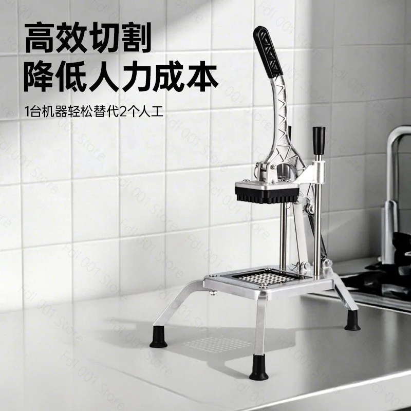 Cut potato chips Vertical spring return cutting machine Manual potato chip machine Aluminum alloy cucumber Potatoes Fruit