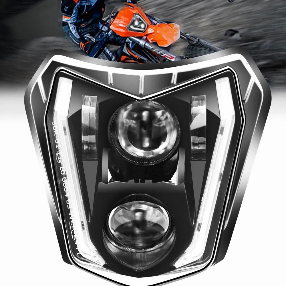 

Dirt Bike Headlight for Enduro Motorcycle Pit Bike ATV TC FE TE EXC XCW SXF SX 125 250 300 350 450 500 530 SMC R 690 Supermoto