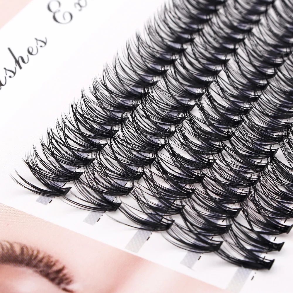 40D/20D/10D Mink Eyelashes 100 Clusters Eyelash Extension Natural Individual False Lashes Russian Volume Lash Makeup Cilia Cili