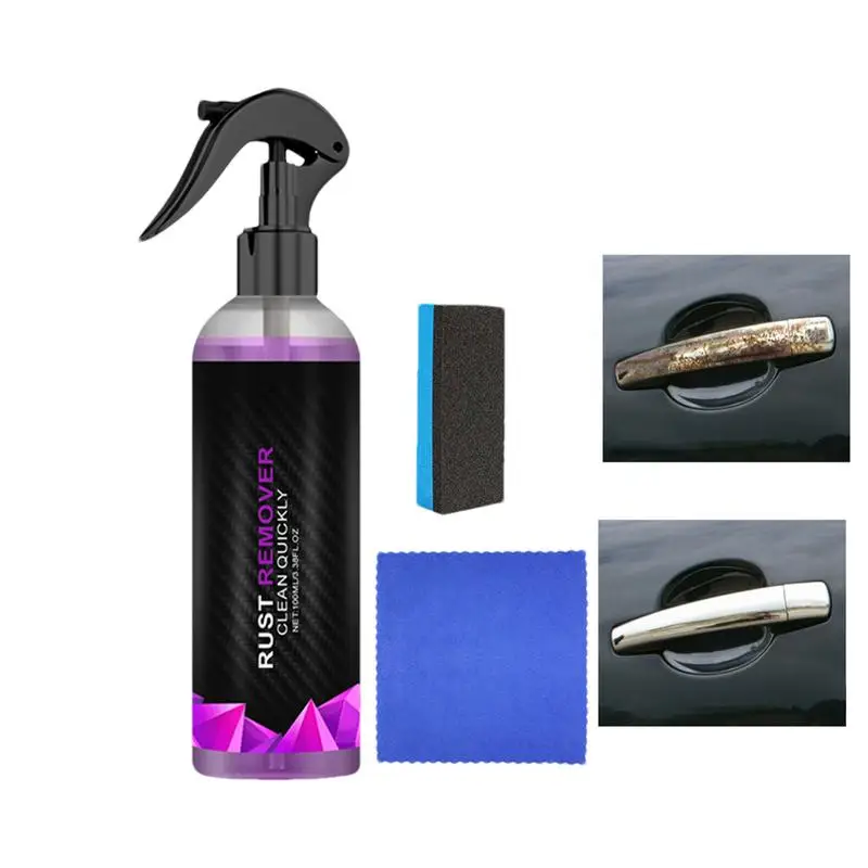 

Rust Converter For Metal Car Rust Removal Spray 100ML Rust Reformer For Remove Iron Particles In Car Paint Motorcycle RV And