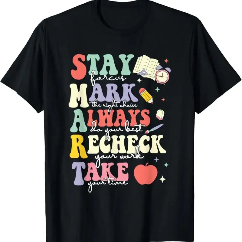 Smart Exam Motivation Acronym Students Teachers Test Day T Shirt