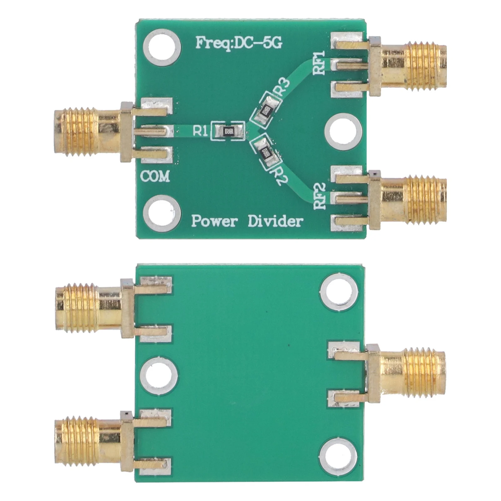 Venda Divisor de potência resistiva, divisor rf de 2 vias, 5ghz, 6db, 0.5w, módulo pcb, alto isolamento, baixa perda de inserção, saída estável para rf
