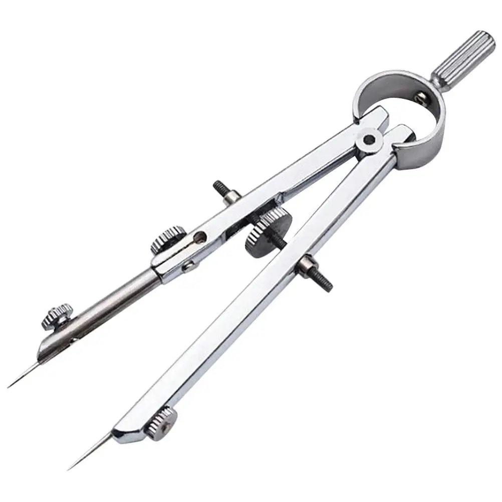 Spring Gauges Compass Drawing Tool Math Stationery Multifunction Metal Reusable WearResistant Portable Compact