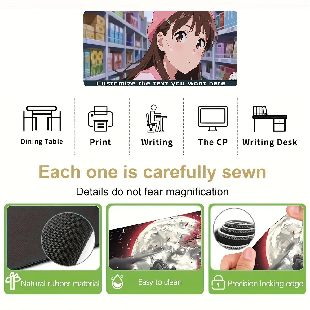 Custom Mouse Pad Print Diy Large Playmat Gaming Customized Mat XXL Size Gamer Office Mousepad OEM Logo Bulk Discounts Desk Mat
