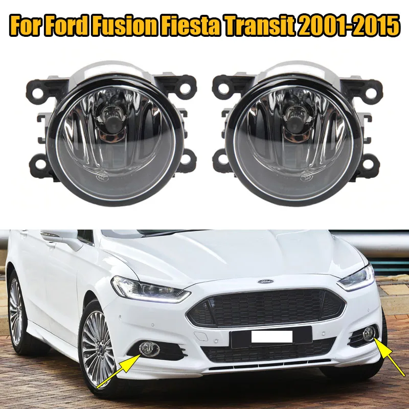 

With Bulb For Ford For Focus MK2 Fog Lights For Focus Headlight Fog Light Fog Lamp For Ford Fusion Fiesta Transit 2001-2015