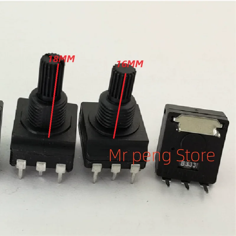 1pcs for Welding machine potentiometer PC1601-V-B102 1K-100K 33K single potentiometer black coarse handle