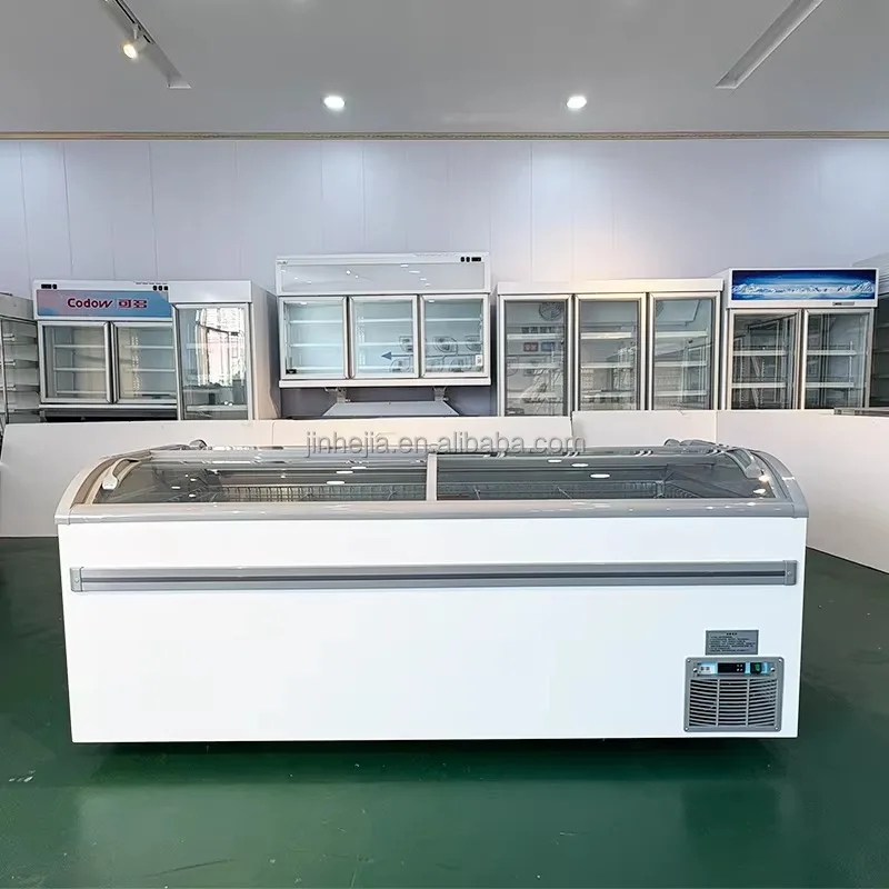 Chest Refrigerator Combined Island Freezer Supermarket Refrigeration