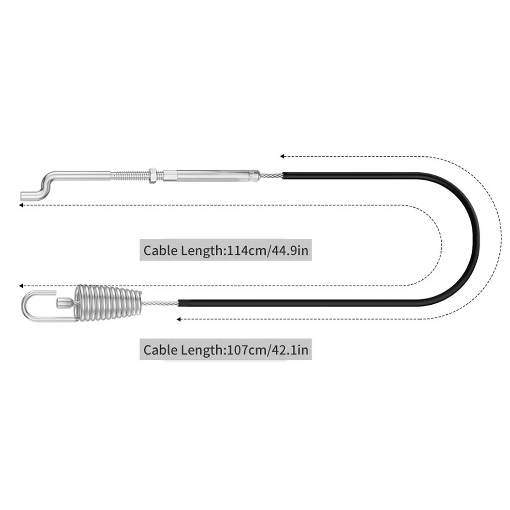 Snow Blower Auger Cable Replacement For Snow Thrower Control Cable 44.9 Inch Snow Blower Replacement Parts