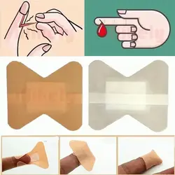 50pcs Finger Waterproof Bandage Breathable Band Aid First Aid Wound Dressing Medical Tape Wound Plaster Emergency Bandaids